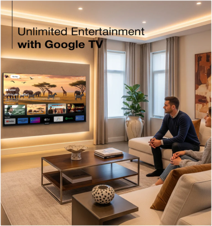 Sansui 190cm (75 Inch) 4K Ultra HD QLED Smart Google TV