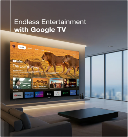Sansui 4K QLED Series 109cm (43 Inch) 4K Ultra HD QLED Smart Google TV