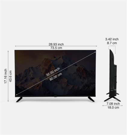 Sansui 80 cm (32) Google TV With HD & HLG Display