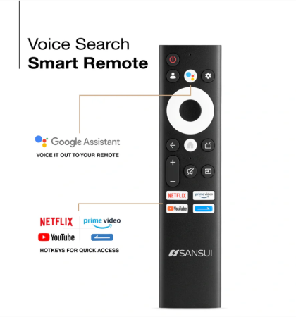 Sansui 165cm (65 Inch) 4K Ultra HD Quantum Dot Mini LED Google TV