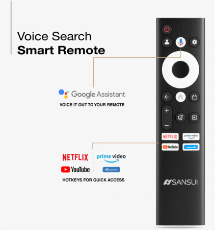Sansui 4K QLED Series 127cm (50 Inch) 4K Ultra HD QLED Smart Google TV