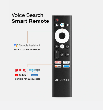 Sansui 189cm (75 Inch) 4K Ultra HD Quantum Dot Mini LED Google TV