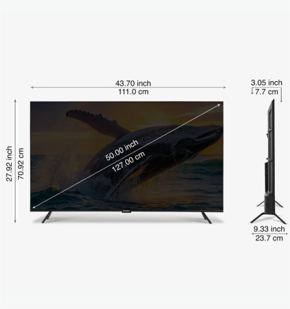 Sansui 4K QLED Series 127cm (50 Inch) 4K Ultra HD QLED Smart Google TV