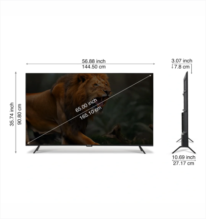 Sansui 4K QLED Series 165cm (65 Inch) 4K Ultra HD QLED Smart Google TV