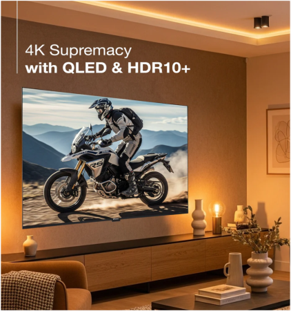 Sansui 4K QLED Series 127cm (50 Inch) 4K Ultra HD QLED Smart Google TV