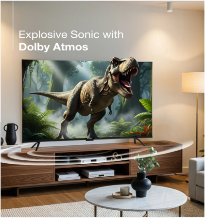 Sansui 4K QLED Series 109cm (43 Inch) 4K Ultra HD QLED Smart Google TV