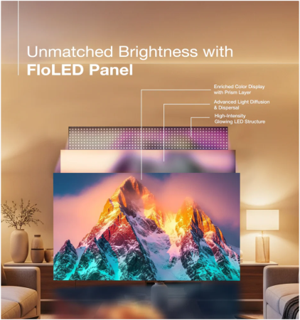 Sansui 4K QLED Series 109cm (43 Inch) 4K Ultra HD QLED Smart Google TV