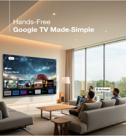 Sansui 165cm (65 Inch) 4K Ultra HD Quantum Dot Mini LED Google TV