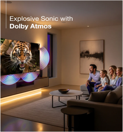 Sansui 140cm (55 Inch) 4K Ultra HD QLED Smart Google TV