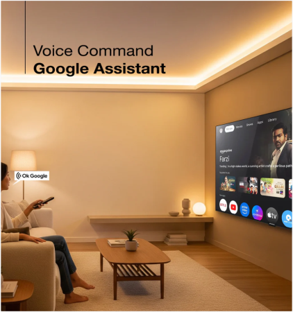 Sansui 4K QLED Series 109cm (43 Inch) 4K Ultra HD QLED Smart Google TV