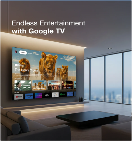 Sansui 4K QLED Series 165cm (65 Inch) 4K Ultra HD QLED Smart Google TV