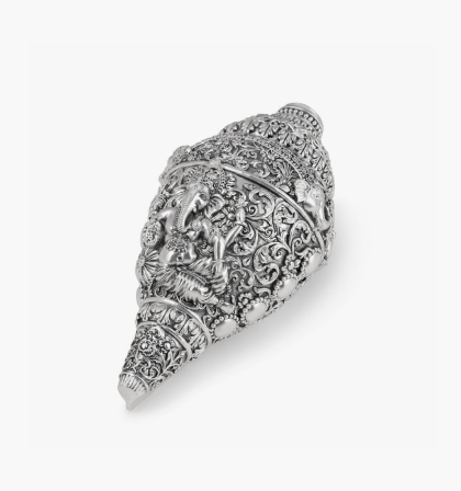 Ganesh Shank Medium Silver