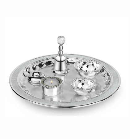 Puja Thal- Silver